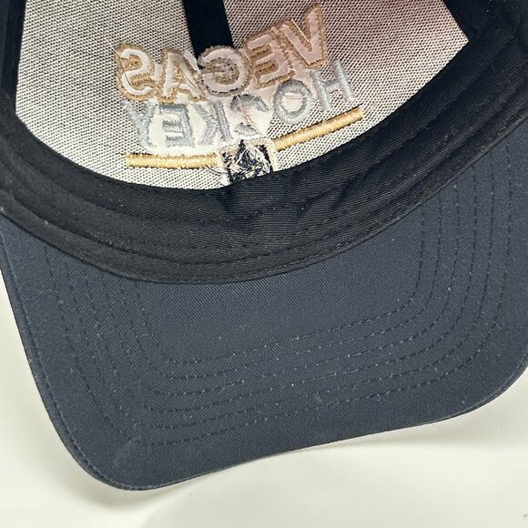 Las Vegas Golden Knights 2018 Hat Baseball Cap Adidas Hockey Strapback Black - Picture 5 of 11